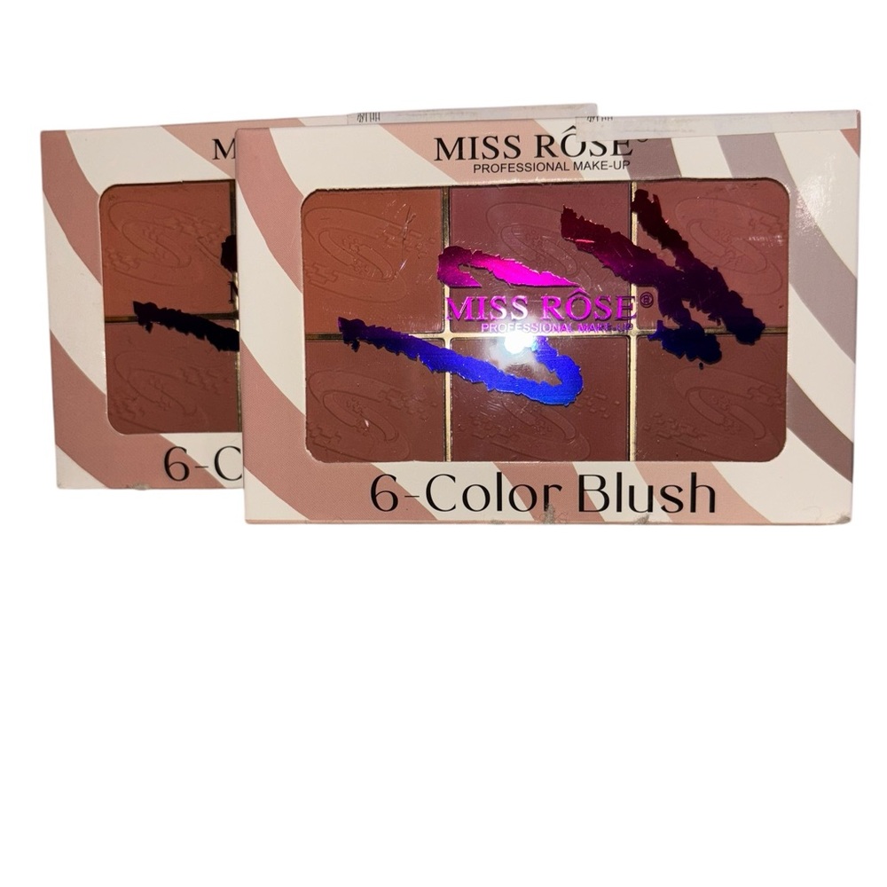Miss Rose 6-Color Blush Palette